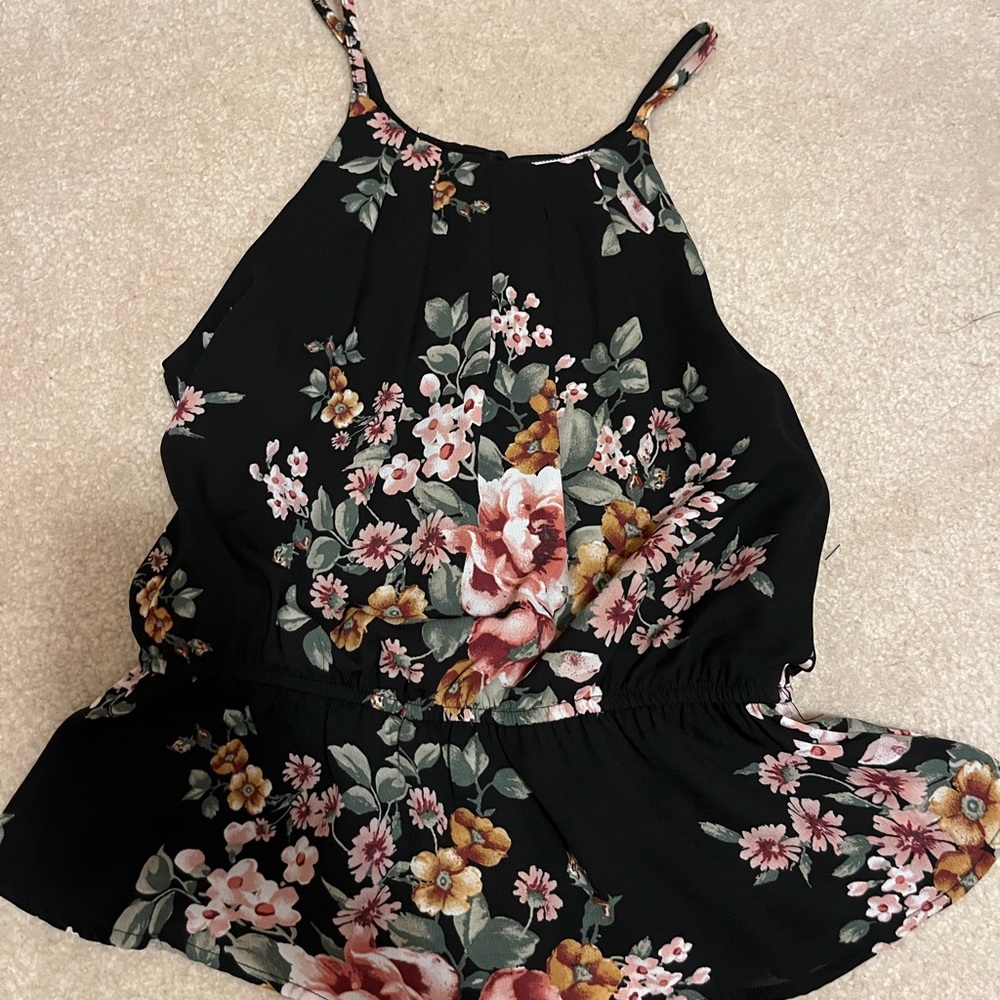 FLORAL VINTAGE STYLE SUMMER SPRING CAMI / BLOUSE!! - FRANCESCAS